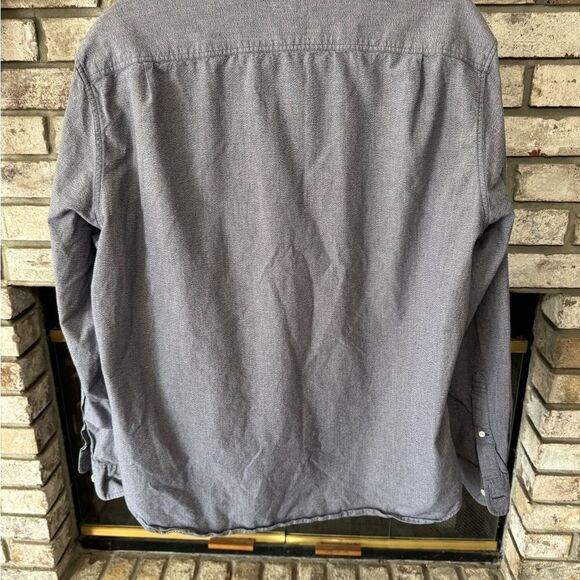 Men's J. Crew Grey Button-Up Shirt - Picture 3 of 4